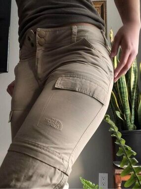 The North Face Women's Khaki Convertible Cargo Pants